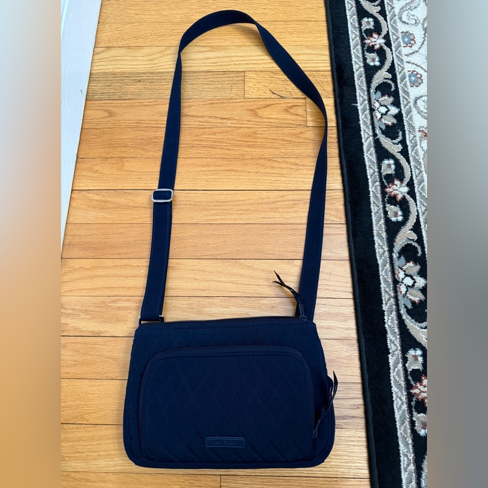 Vera Bradley Navy Quilted Crossbody Bag